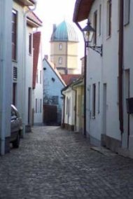 Gasse in der Friedberger Altstadt