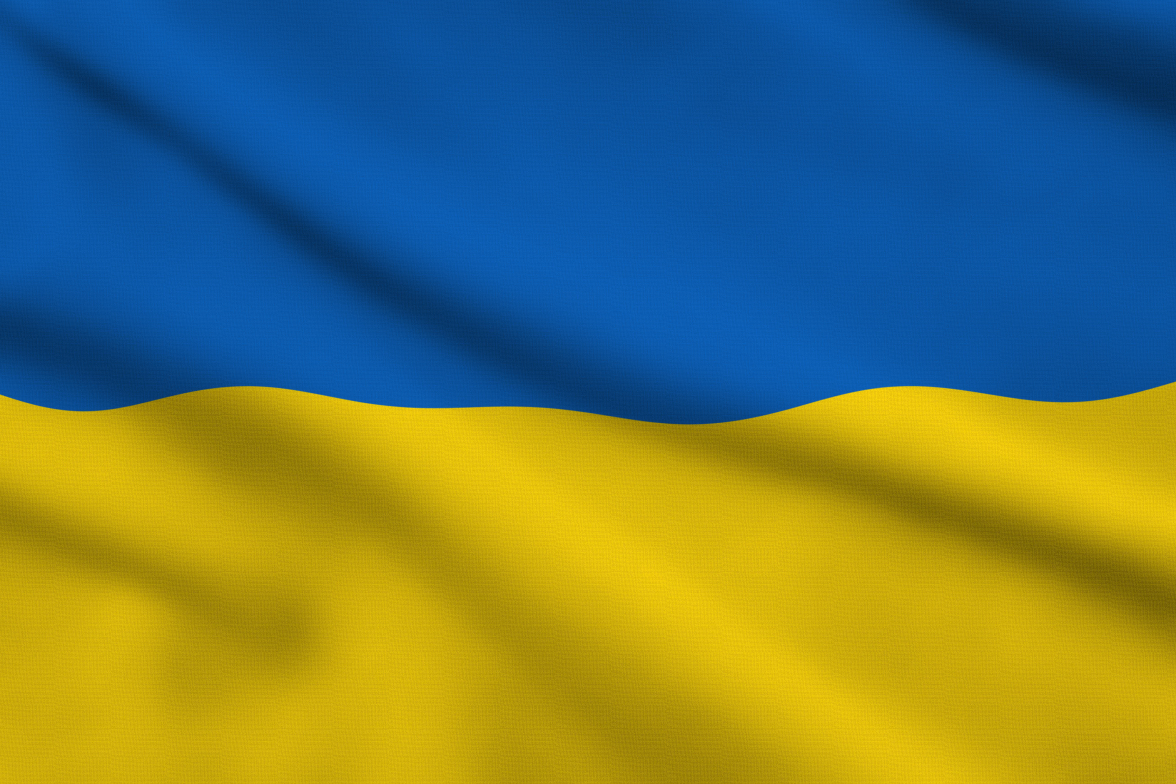 Ukraine Waving Flag