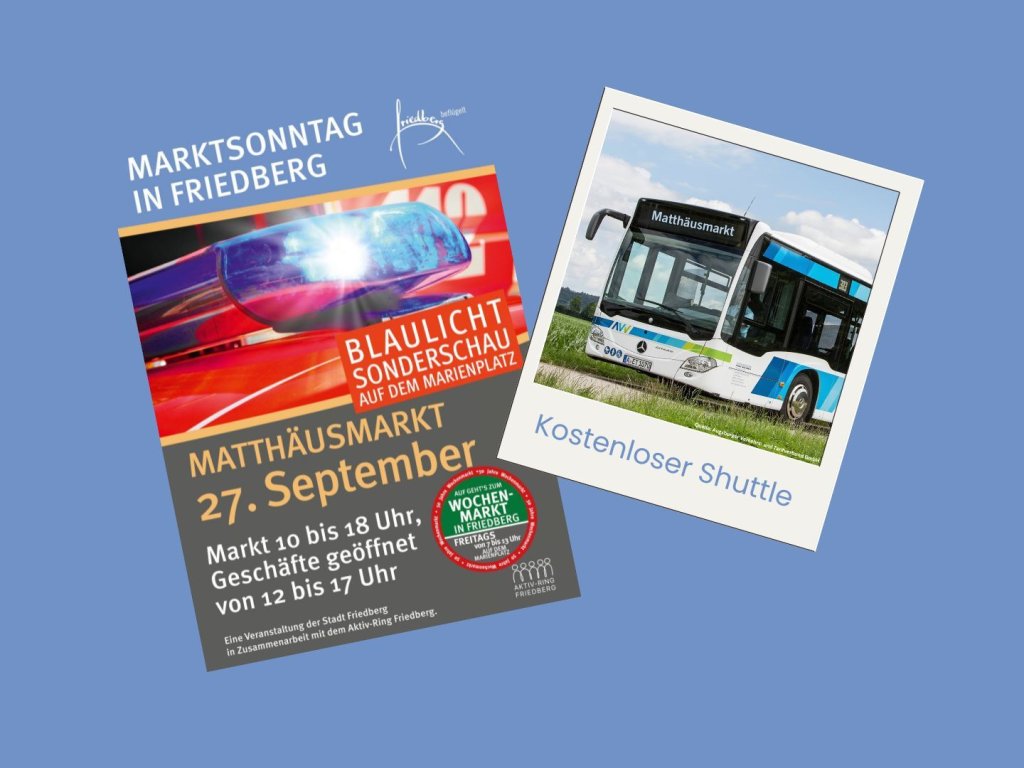 Kostenloser Shuttle zum Matthäusmarkt